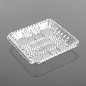 Quality OEM ODM Square Disposable 14*14*2cm Plastic Meat Packaging for sale