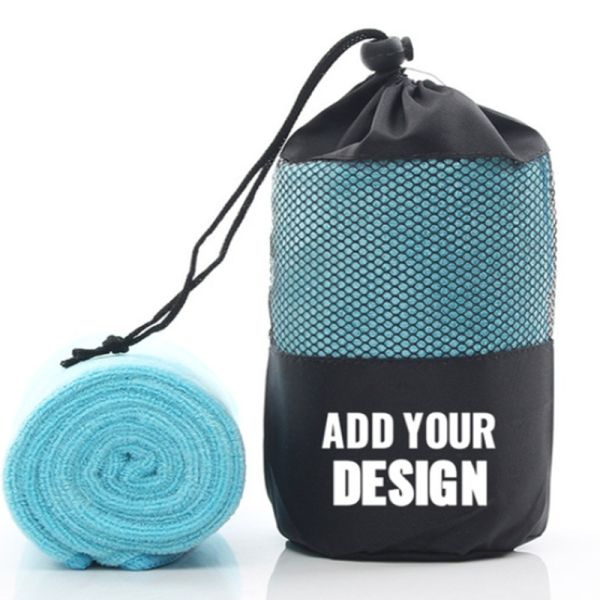 Buy Premium Microfiber Sport Towel with Mesh Pouch – Fast Drying & Compact Design at wholesale prices