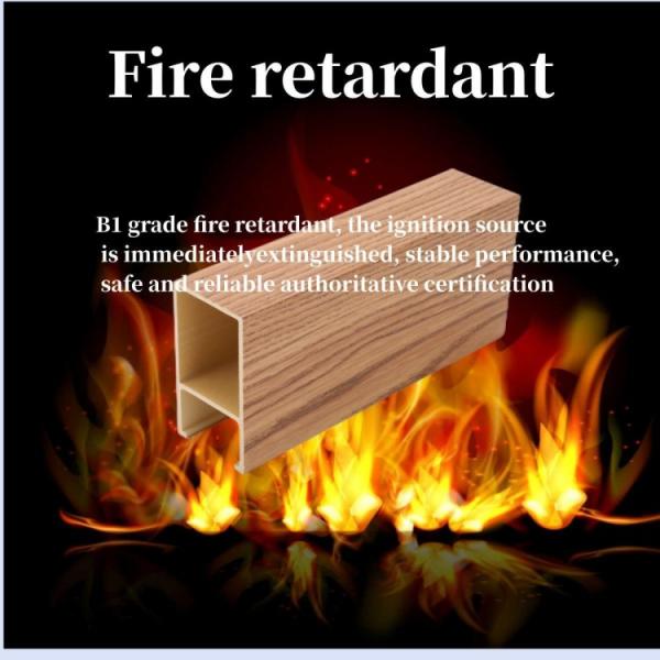 WPC Wall Panel for Mall 3D Insulated Slat Wood Indoor Interior PVC Decorate Nano Sheet