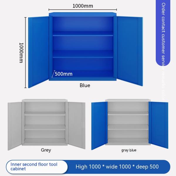 Commercial Furniture Double Door Storage Cabinet for Workshop and Office Organization