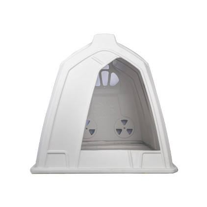 Plastic Calf Hutch With 220cm Length 145cm Width And 145cm Height 30KG Weight In White Color And 1.5 Years Warranty