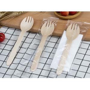 Recyclable Wooden Disposable Cutlery Set Eco Friendly Utensils 160mm