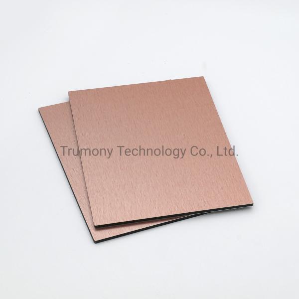 Buy Silver Gold Brush Aluminum Alloy Aluminum Composite Material at wholesale prices