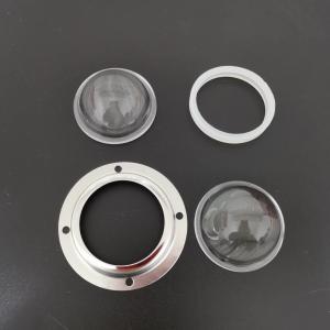 Dia 50mm Height 24mm cob led reflector , optical glass lens for led road lamp