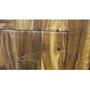 Acacia Solid 3-strips, hand-scraped,distressed,UV lacquer