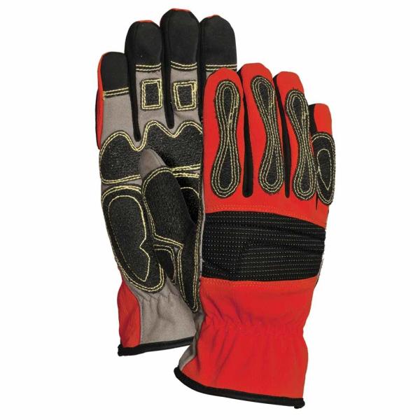 Buy Knuckle Padded Rescue Extrication Gloves Vehicle Protective Oil Water Repellent at wholesale prices