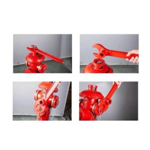 High-strength metal Fire Hydrant Wrench Ensures precise engagement