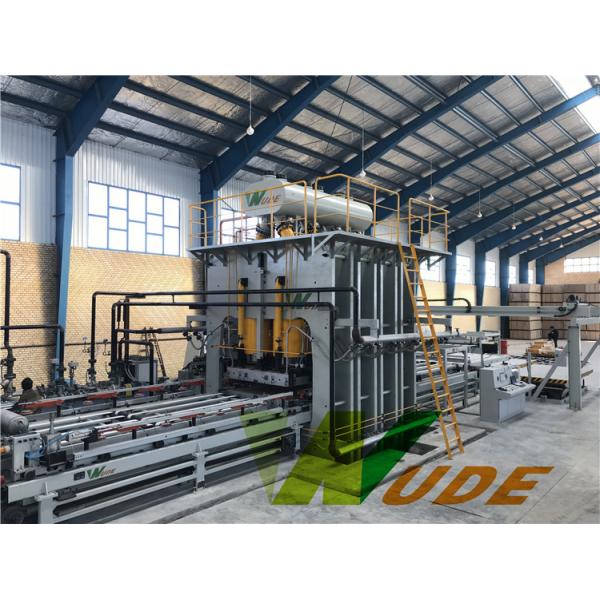 Buy Embossed Patterm Short Cycle Lamination Hot Press Line Full Automatic 100 sheets/h at wholesale prices