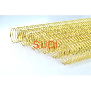 Electroplated First Class Diameter 0.70mm Metal Spiral Binding Coils