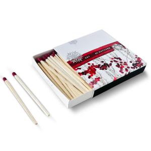 Custom red head matches accept personal logo prining wedding matches