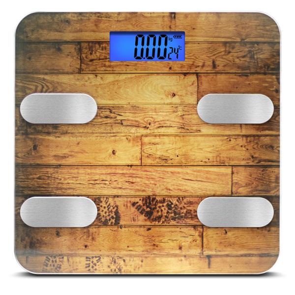 Buy Glass Platform 180kg 396LBS Bluetooth Body Fat Scale at wholesale prices