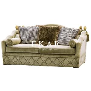Royal Living Room Furniture Luxury Fabric Arab Sofa Sets Designs MKBN-KS2302-002