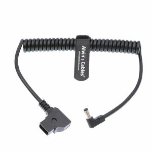 Quality DC 12v Right Angle Coiled Cable KiPRO LCD Monitor Anton Bauer Power D Tap To 2.1 for sale