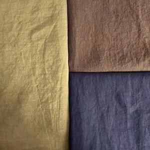 Soft Breathable Stonewashed Ramie Blend Linen Cotton Fabric Plain Dyed