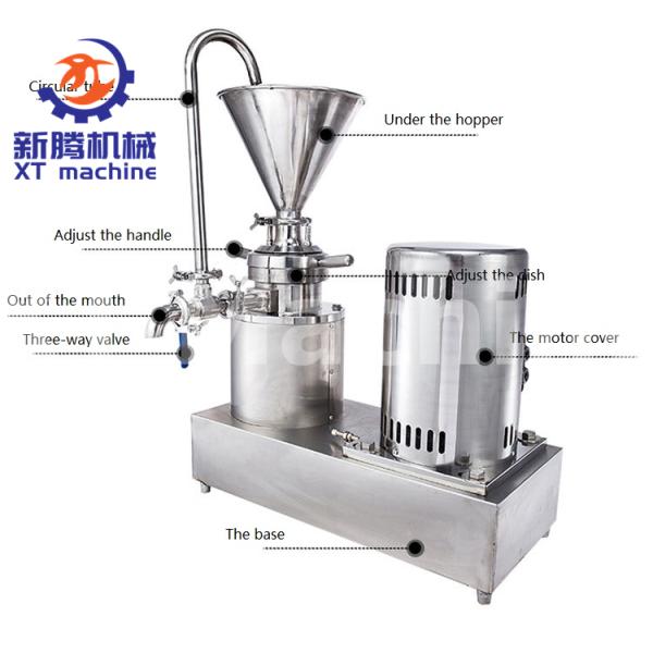 304 Stainless Steel Peanut Butter Grinding Machine Groundnut Grinder Ethiopia