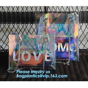 Crossbody Shoulder Messenger Bags Clear PVC Crossbody Bag Waterproof, Shoulder