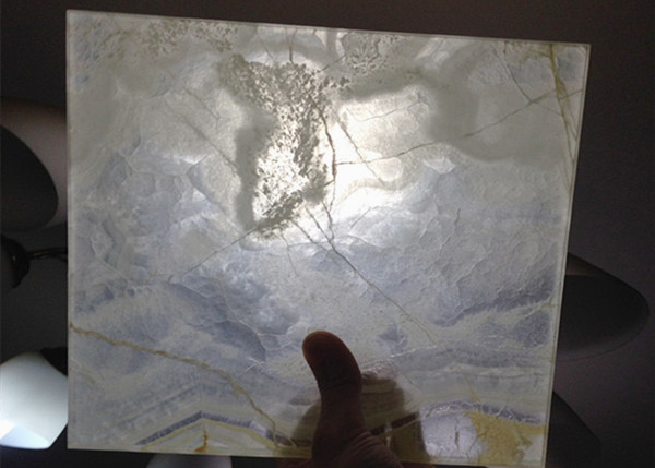 Buy CE Bacstone Glass , Backed Onyx Coloured Laminated Glass at wholesale prices