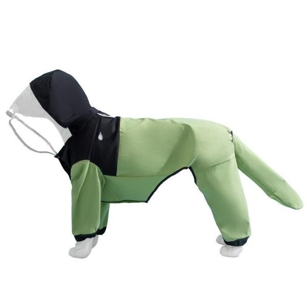 Buy Windproof Cuffs Quick-drying Hooded Lightweight Dog Raincoat Scratch-resistant at wholesale prices