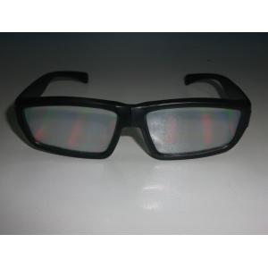Rainbow 3d Fireworks Glasses , Plastic Frame Diffration Glasses