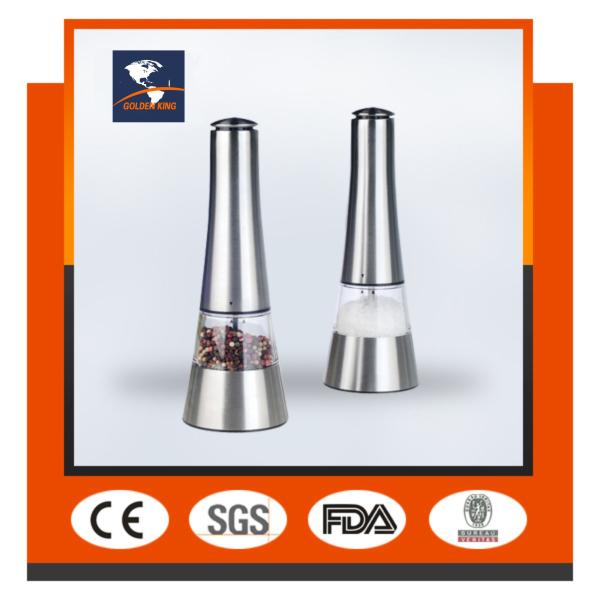 HIGH QUALITY Stainless steel Electric GK-05 pepper mills/grinder For Kitchen Tool Cooking
