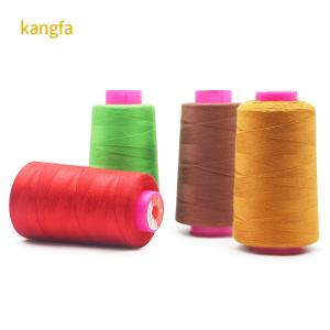 100% Cotton Thread 402 100g Cone Polyester Sewing Thread for Bed Linen Elastic