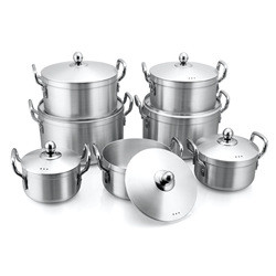 Multifunction Aluminum Cooking Cookware Pot Kitchen Ware Cookware Set Induction
