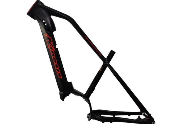 Buy CX Mid Drive Electric Bike Frame Black Color Lightweight 148 X 12 Thru - Axle Dropout at wholesale prices