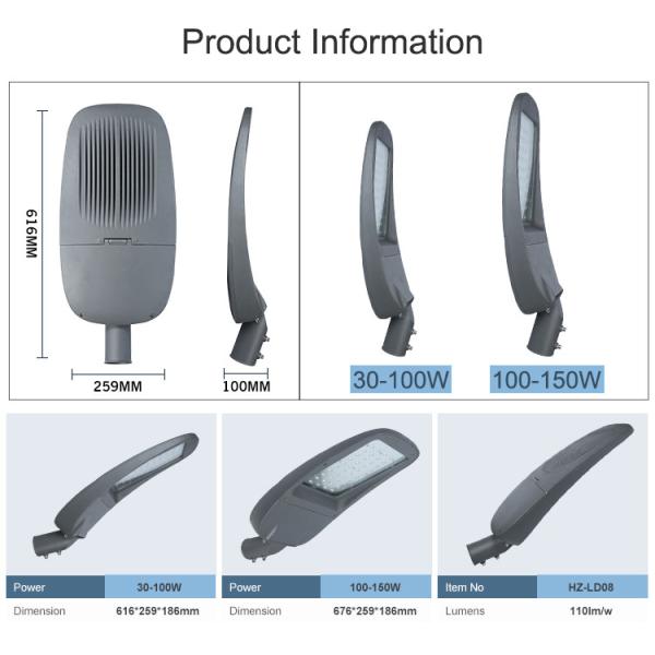 8800lm 80W Solar Street Flood Lights For Parking Lots Yard Outdoor Security Lighting