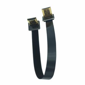 90 Degree Down Angled HDMI Ribbon Cable A Male To Male For FPV Gimbal