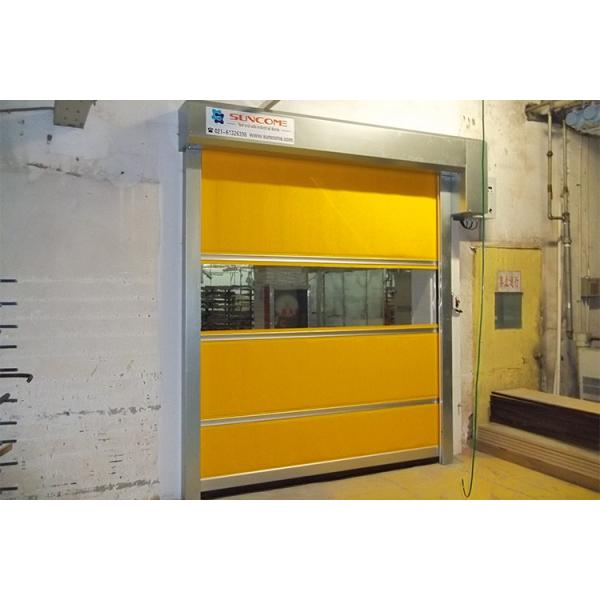 Buy High Speed Shoulder Protection PVC Roll Up Door / Rolling Steel Doors ISO Approved at wholesale prices