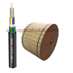 China Underground Direct Burial Fiber Optic Cable Moisture Proof Crush Resistance on sale