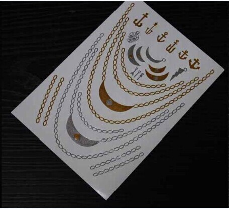 Buy Metallic Jewelry tattoo at wholesale prices