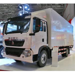 Optional Color 4x2 Cargo Box Truck , Heavy Duty Box Truck With HW76 Cab