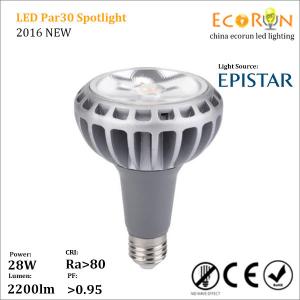 Quality Super spotlight 2500lm e27 par30 28w led tracklight for sale