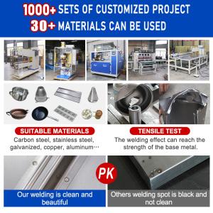 Hwashi Stainless Steel Kitchen Utensils Spot Welder Resistance Welding Machine