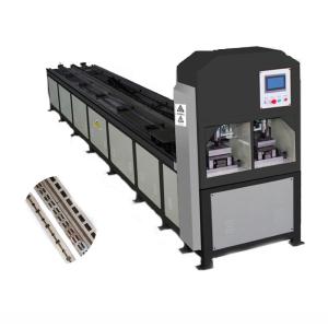 Servo Angle Iron Tube Galvanized Pipe Punching Shear Machine Pipe Hole Die