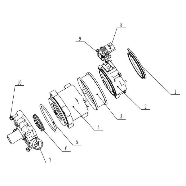 PWM Control Race Car Electric Water Pump for turbo charger cooling