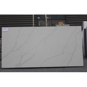 Snow White Quartz Stone, White Artificial Quartz, White Quartz Kitchen Countertops