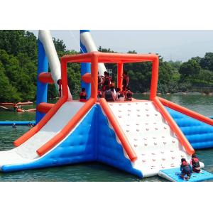 0.6 - 0.9mm PVC Inflatable Floating Water Park With Printing Logo