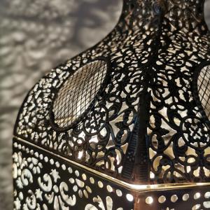 Classic Lamparas Arabe Marroqui Gantung Maroko Arab Etched Lighting(WH-DC-62)