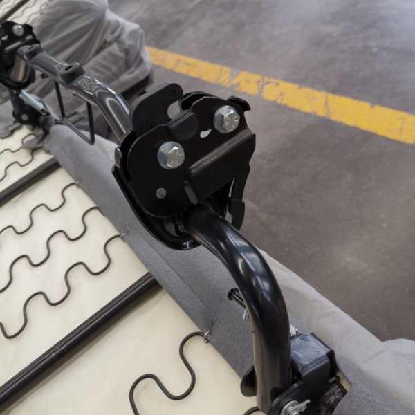 RV seat Hardware fasteners floor lock with pressure button