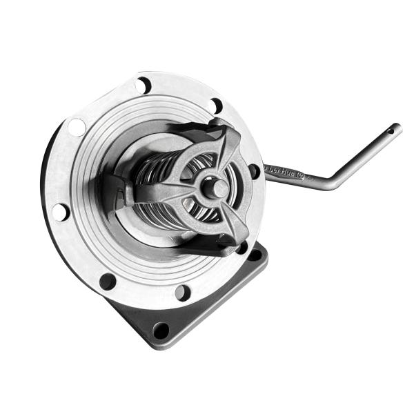 Sliver Stainless Steel Angle Valve for Control and Regulation of Medium Hydrochloric Acid