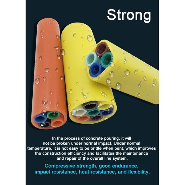 DL Connector PE 12.5mm Fiber Optic microtubes polyethylene sheath