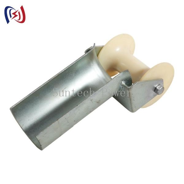 Buy Electrical Bellmouth Split Lock 80mm Cable Roller For Pulling Cables at wholesale prices