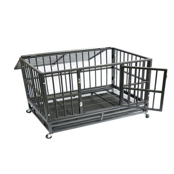 Buy Dog Kennel Cover Double Door Heavy Duty Dog Cages And Crates Large at wholesale prices