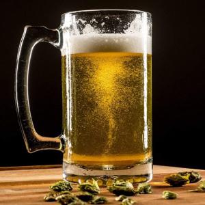 Personalized Extra Large Beer Stein Glass Mug With Handle 35 Ounce