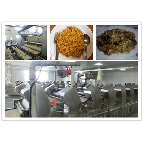 Stainless Steel Fried Automatic Noodle Making Machine High Speed Production
