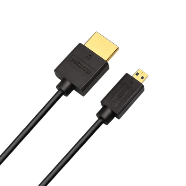 Buy HDTV Connector Micro HDMI Cable Ultra Thin Flexible PVC 4K 60Hz HDR at wholesale prices