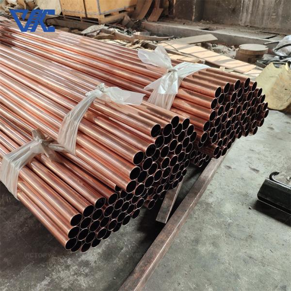 C1100 C12200 Pure Copper Pipe Straight Copper Tubes For Plumbing System