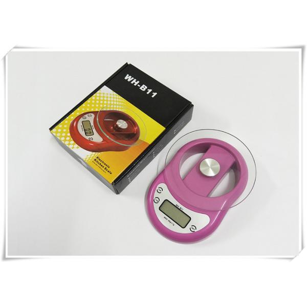 High Precision Tempered Glass Digital Scale Timer Function For Baking / Cooking